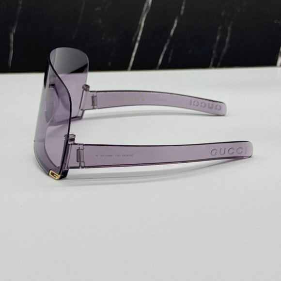 NEW GG1631S 011 GUCCI VIOLET MASK WOMEN GUCCI SUNGLASSES - Picture 8 of 13